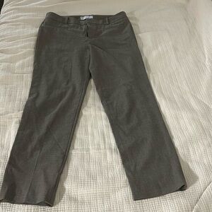 gap slim cropped straight leg trouser pants
